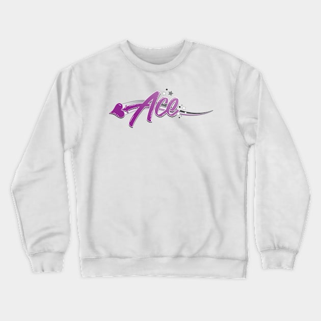 Asexual Pride - LGBTQI(A) Ace Crewneck Sweatshirt by LunaAndromeda